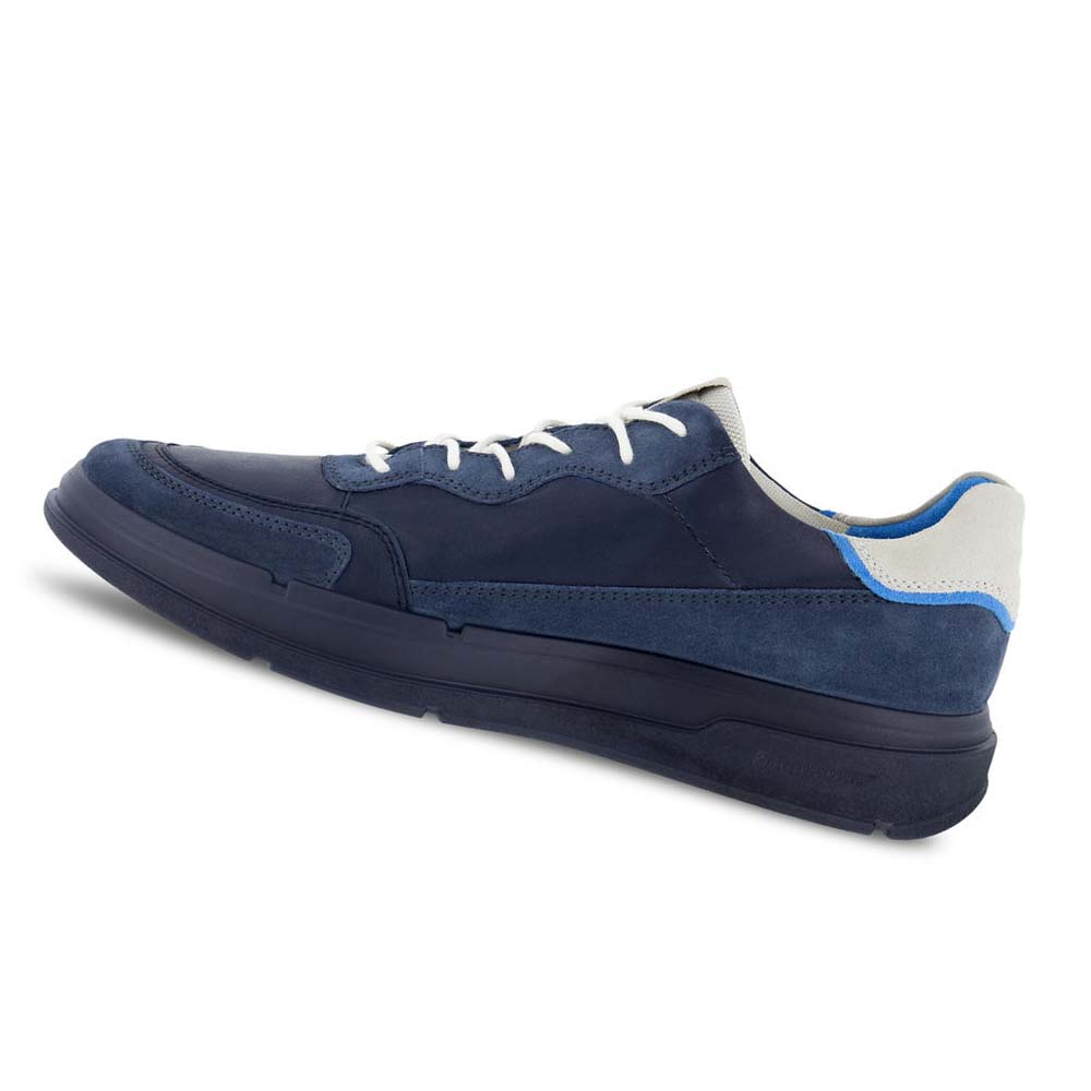 Men's Ecco Soft X Urban Casual Shoes Blue | Canada 488LIS